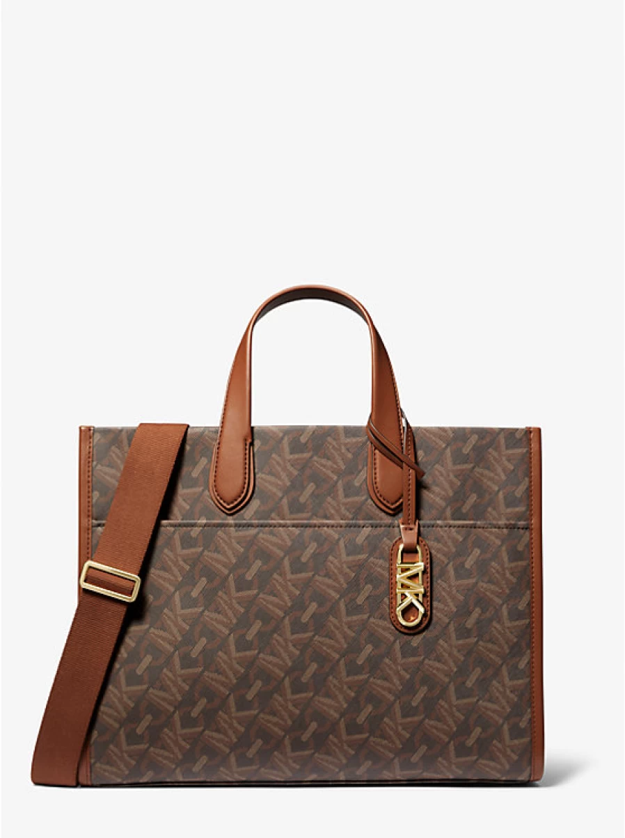 Michael Kors Women's Large Gigi Tote Bag with Empire Signature Logo