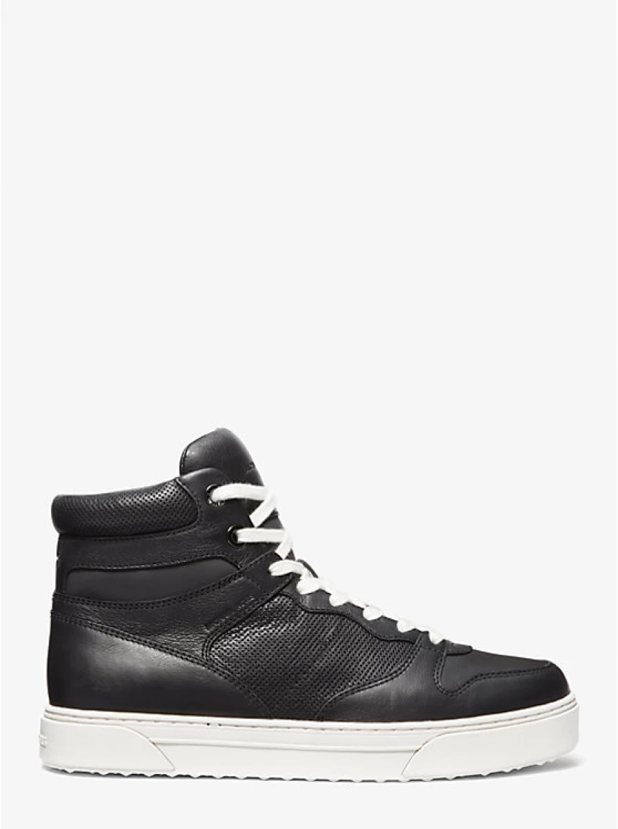 Michael Kors Men's Barett High-Top Leather Espadrille Sneakers