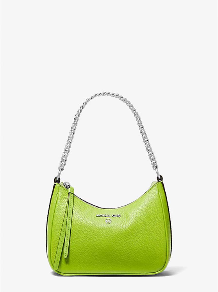 Michael Kors Women's Jet Set Charm Small Leather Crossbody Pouch Bag