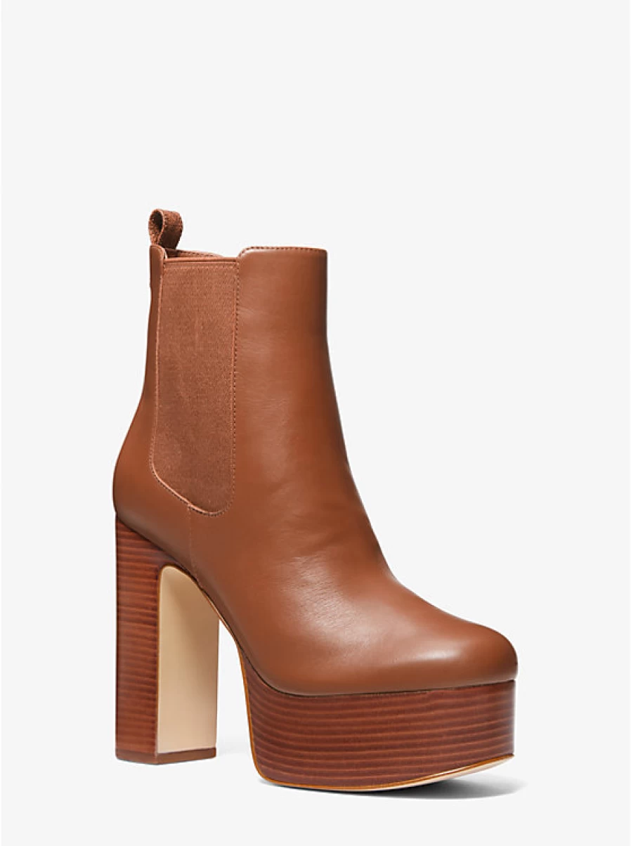 Michael Kors Women's Natasha Leather Platform Boots