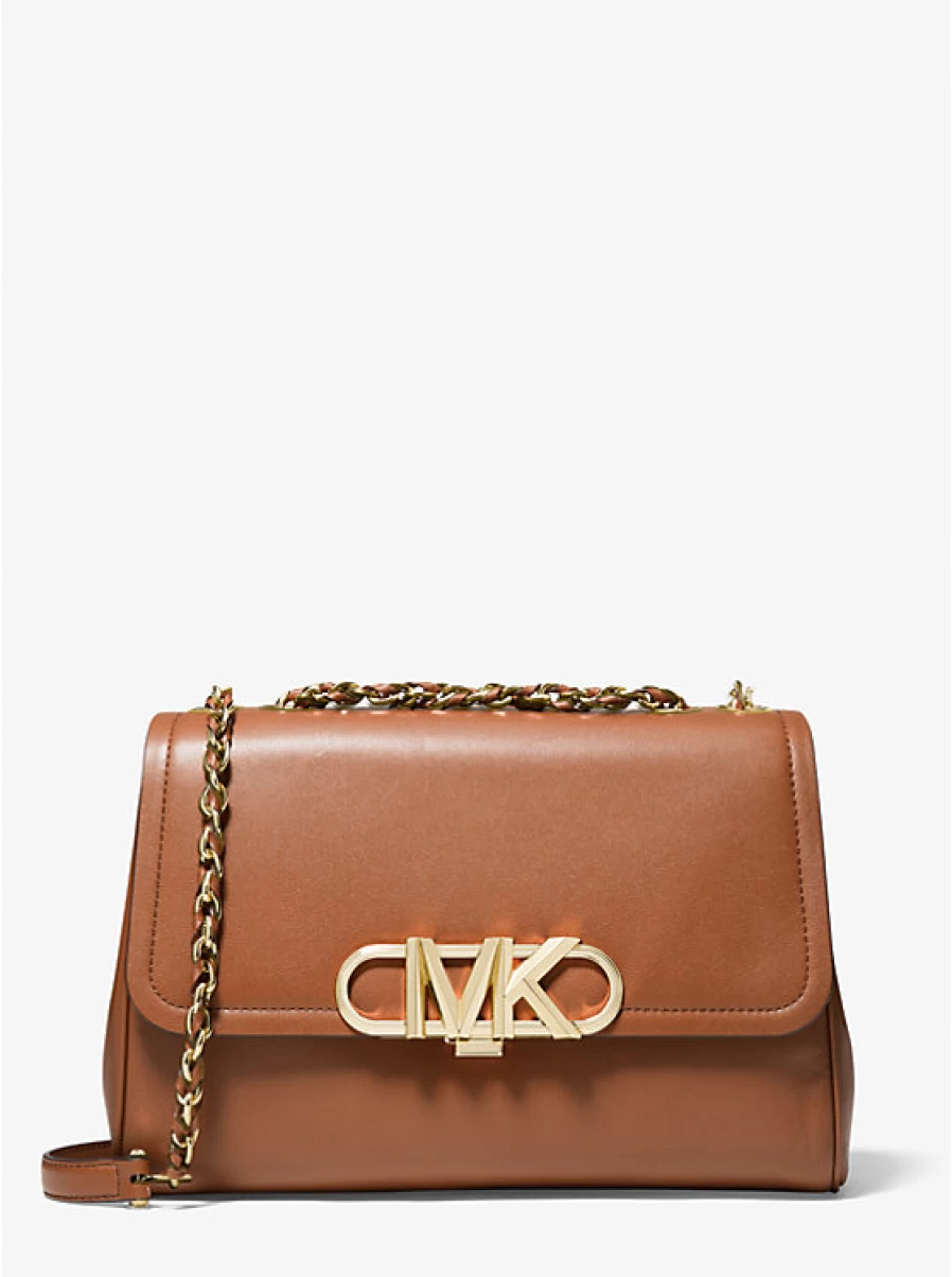 Michael Kors Women's Large Leather Backpack - Stylish Parker Shoulder Bag for Everyday Use