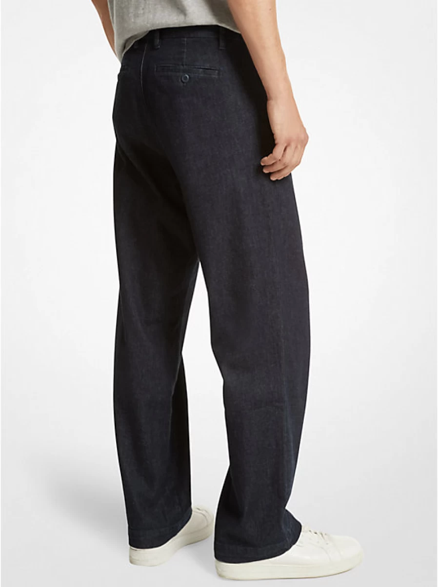 Michael Kors Men's Stretch Cotton Flared Chino Pants