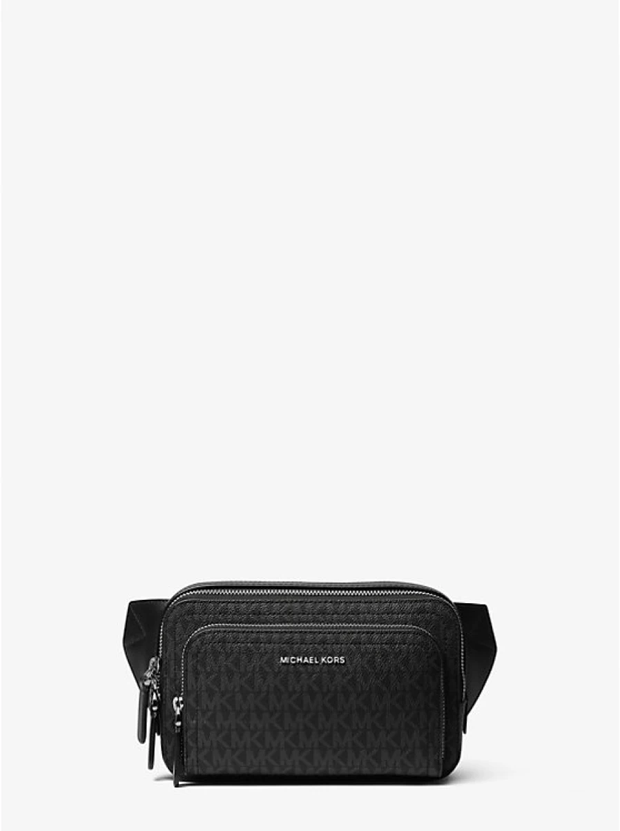 Michael Kors Hudson Ramp Leather Logo Men's Crossbody Bag