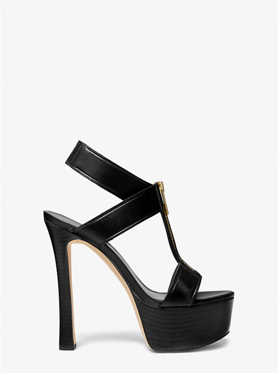 Michael Kors Women's Berkley Leather Platform Sandals