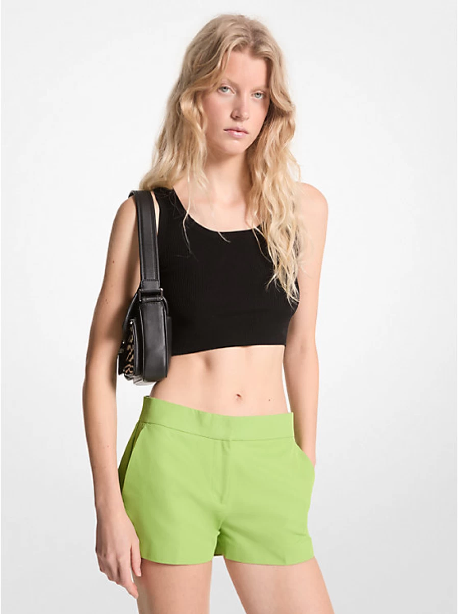 Michael Kors Women's Cotton Twill Blend Shorts – Comfortable & Styletic Casual Wear