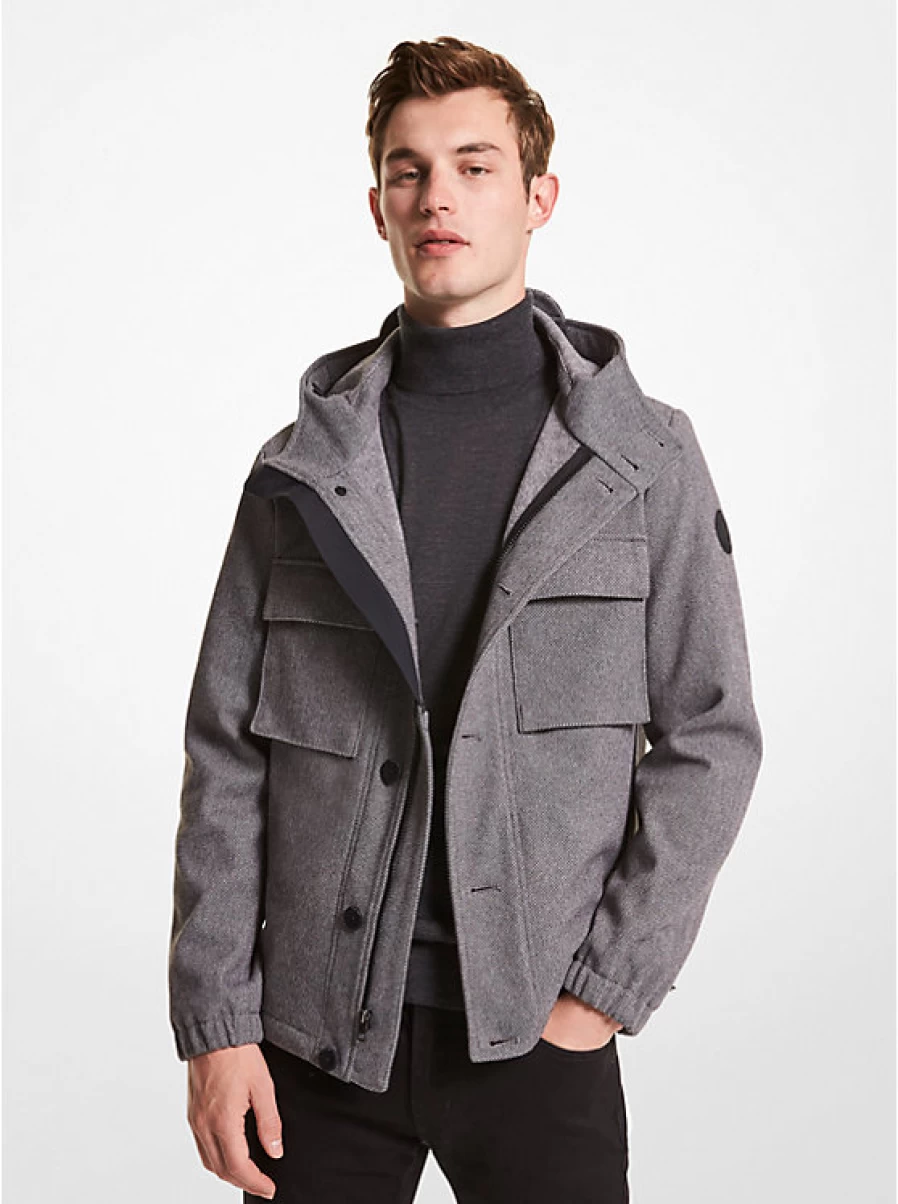 Michael Kors Men's Braided Anorak Jacket