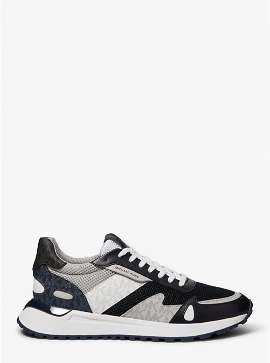 Michael Kors Men's Miles Mesh Espadrille Sneakers with Color Block Design and Logo Detail