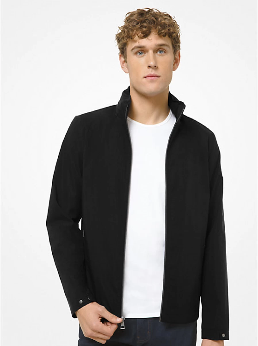 Michael Kors Men's Woven Golf Jacket – Lightweight & Stylish Outerwear for Golfers