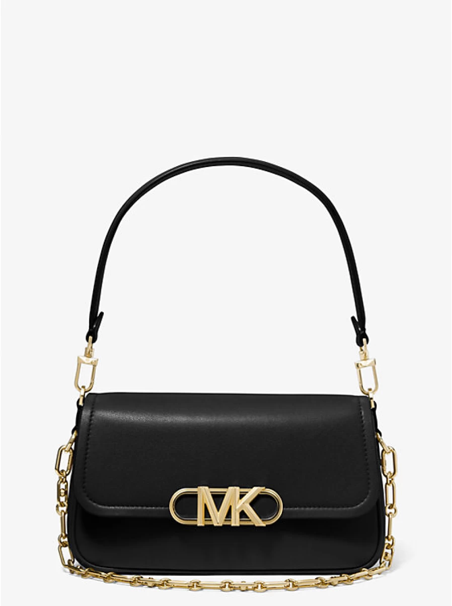 Michael Kors Women's Medium Parker Leather Shoulder Bag
