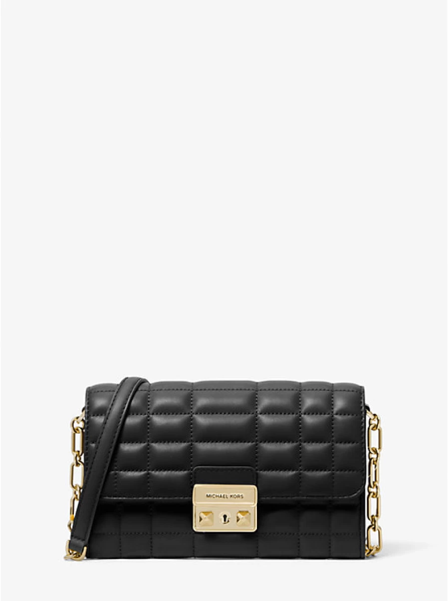Michael Kors Women's Large Tribeca Convertible Leather Backpack with Adjustable Shoulder Strap