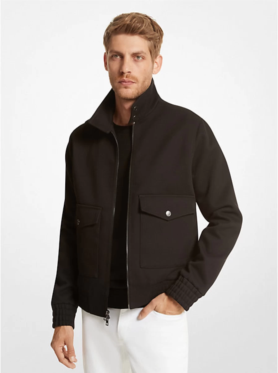 Michael Kors Men's Woven Barracuta Jacket – Classic Style Outerwear for Men